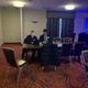Judges from the White Team monitor the gameplay.